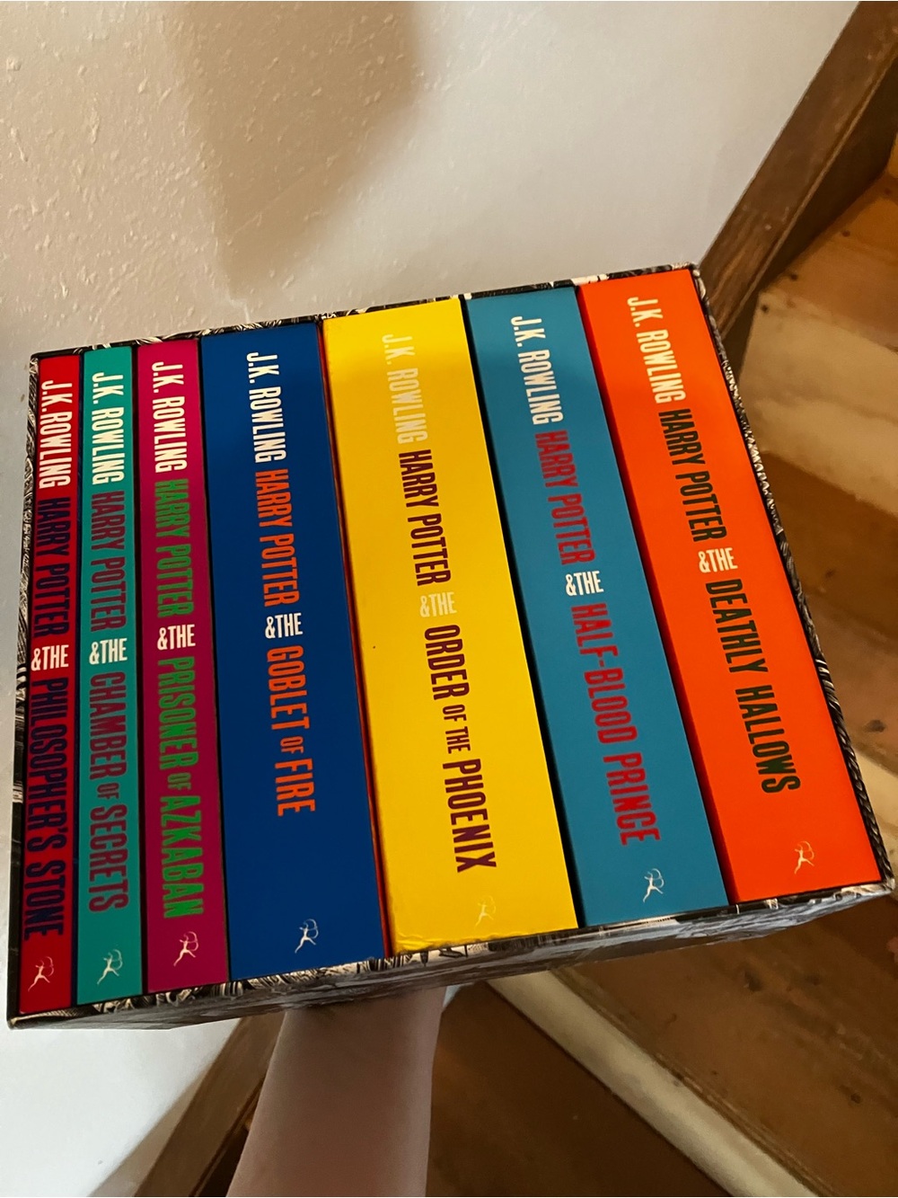J.K. Rowling Harry Potter Book series Box Set - Adult Paperback Bloomsbury New